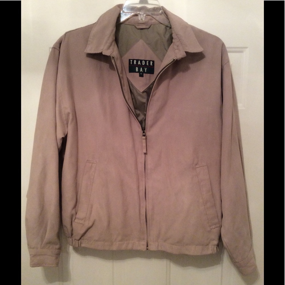 🆕NEW-MEN’S SUEDE LIKE- ZIP UP MEN’S JACKET—NWOT- - Picture 4 of 8